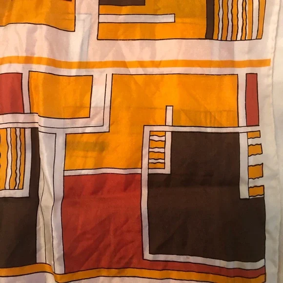 Geometric Pattern Scarf - Multicolor - Picture 4 of 5